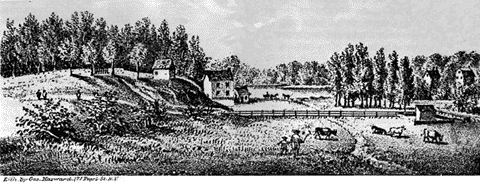 Lispenard's Meadow, an engraving by A. Anderson, 1785